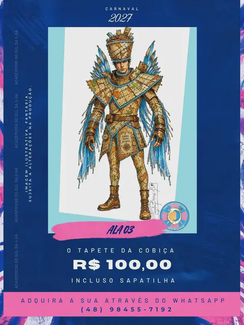 Fantasia Ala 03 — O Tapete da Cobiça, Carnaval 2027