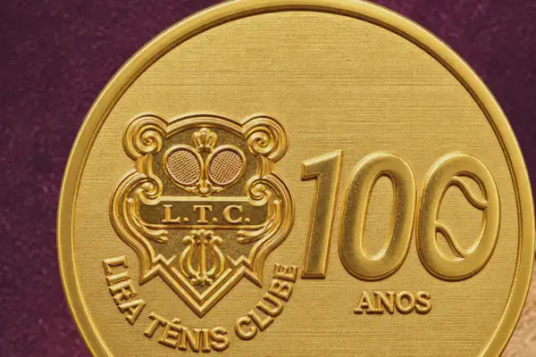 Medalha comemorativa Lira 100 Anos, do Lira Tênis Clube (1926-2026)